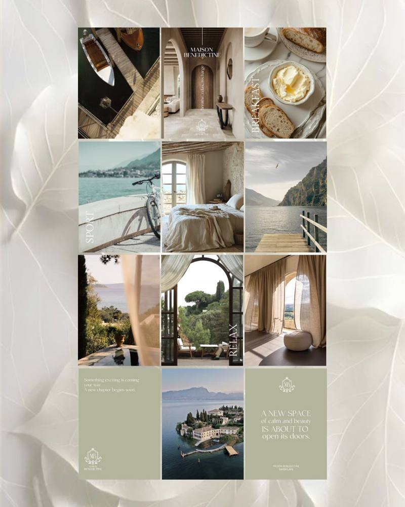 Moodboard di un progetto MoVe
